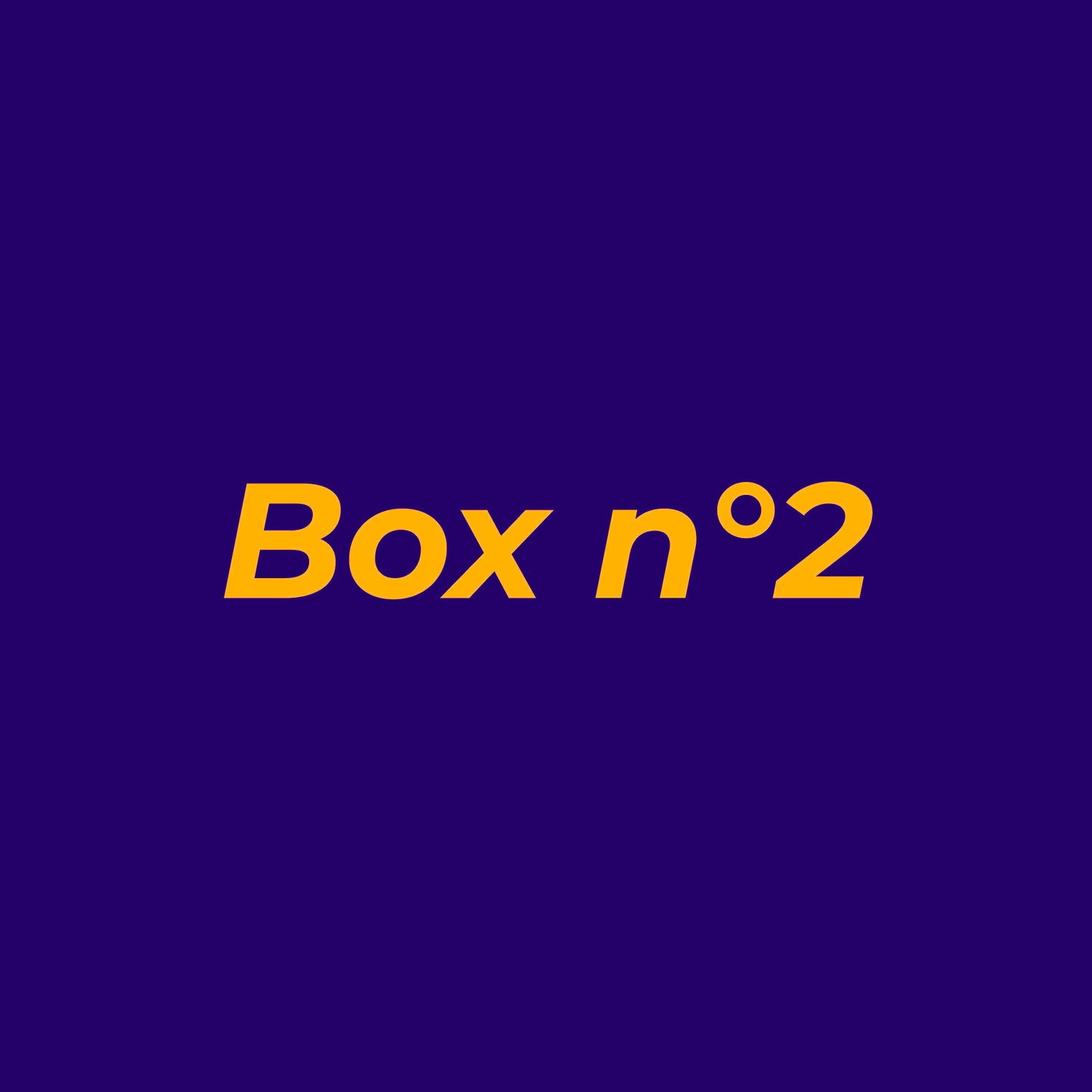 Box n°2