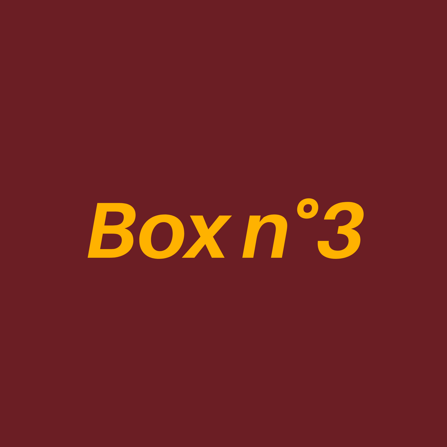 Box n°3